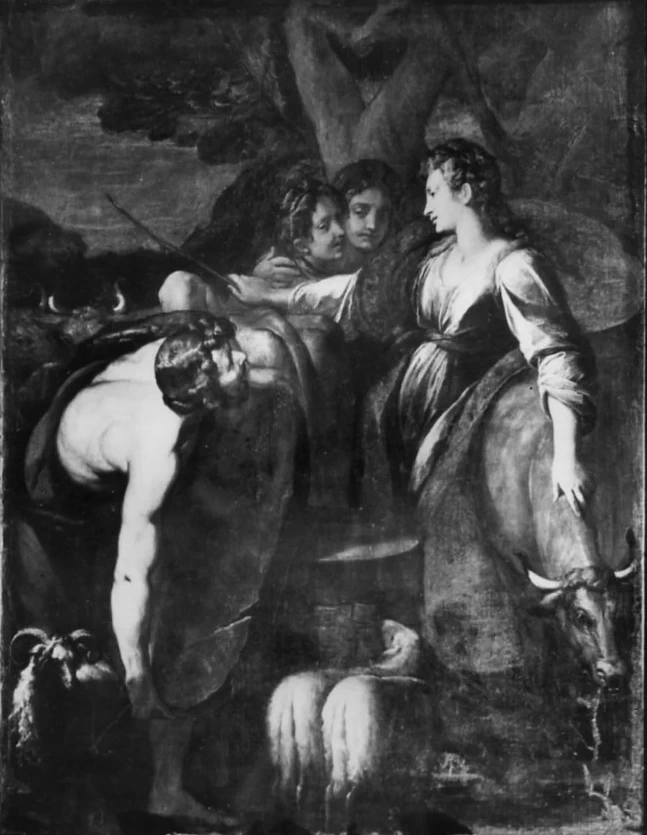  122-Rachele e Giacobbe - Santa Maria di Canepanova , Pavia 